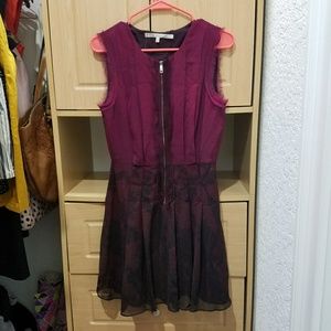 Burgundy Dress by Rachel Roy